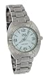 Q&Q #9148-214Y Men's Silver Tone Sports Analog Watch