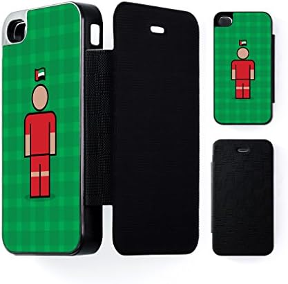 Uae Black Flip Case for Apple® iPhone 4 / 4s by Blunt Football International + FREE Crystal Clear Screen Protector