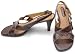 Rockport Comfort Chios Brown Moc Croc Slings Heel Sandals
