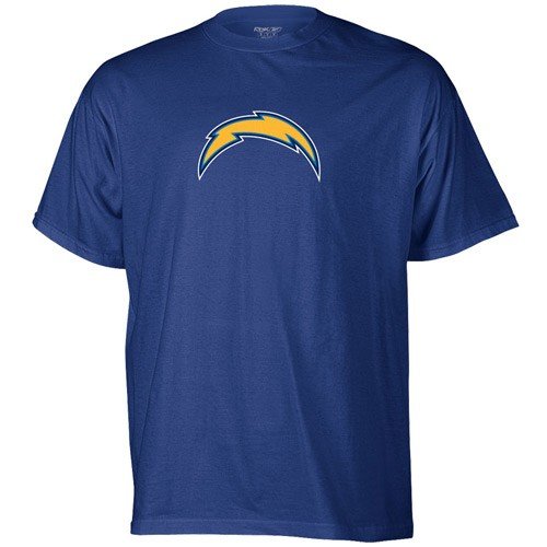 NFL Men's San Diego Chargers Logo Premier Tee Shirt (Dark Navy, XX-Large)