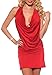 FITTED DRAPE EVENING CLUBWEAR SEXY MINI DRESS WITH MATCHING BIKINI TOP