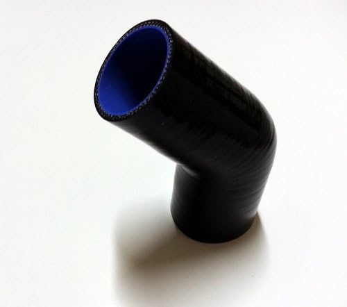 3"< 4" Silicone Hose Transition Elbow (red)