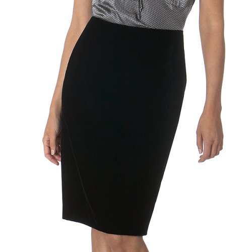 Isaac Mizrahi for Target® Rayon Velvet Pencil Skirt - Ebony