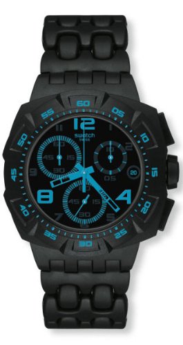 Swatch,Swatch - Chrono Plastic - Black Dunes Blue- SUIB409,Swatch,B004RRB37G
