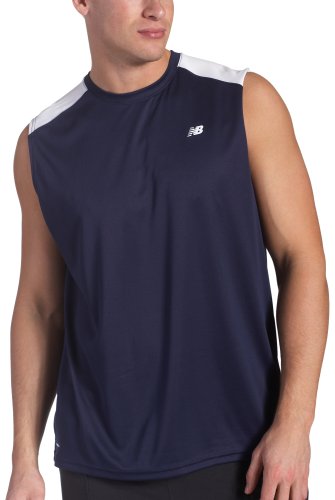 New Balance Men's Sleeveless Lightning Dry Micro Pique Workout Top