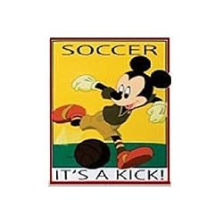 Disney Mickey and Friends - Mickey Soccer Plaque
