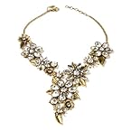 Amrita Singh Farrah Blossom Necklaces- Antique Gold