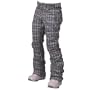 Special Blend Eames Insulated Pant - Women's Black Metallica Plaid/ Eggshell, XL