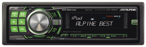 Alpine CDE-9880R CD/MP3 iPod Ready Player Bluetooth Ready Headunit