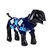 PanDaDa Small Pet Dog Plaid Style Sweater Knitwear Coat Apparel Dark Blue XXS