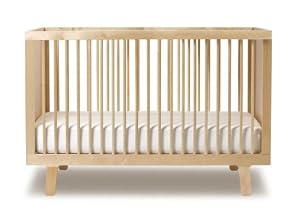 Oeuf Sparrow Crib Birch - (53.5"w X 29.5"l X 36"h, Birch)