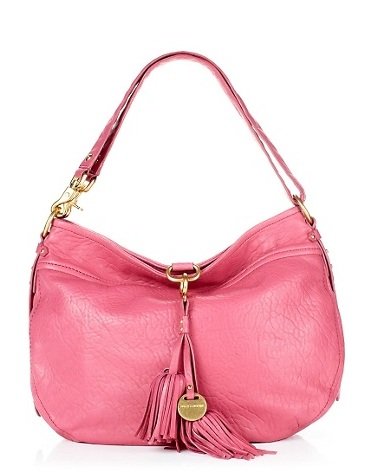 Juicy Couture Olympia Leather Hobo Handbag, Pink 
