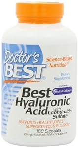 Doctor's Best - Best Hyaluronic Acid with Chondroitin Sulfate, 180 Capsules