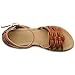 Ollio Women's Shoe Ankle Strap Gladiator Flat Sandal