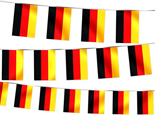 Alsino Deutschland Fanartikel Fan-Artikel Fußball EM WM Hut Brille Perücke Fahne, Fanartikel wählen:W-DE Wimpel 4.50 m