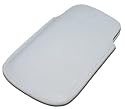 Original Handycop® Edel Etui W2 Weiß - ECHTLEDER Tasche aus echtem Leder - handvernäht - passend für Sony Ericsson W705 / W760i / W595 / Vivaz / Vivaz Pro