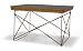 Kitchen & Housewares : Alphaville Design ET-TORA-K Torana 15.5L x 13.25W x 10H Side Table, Black Top, Stainless Steel Base