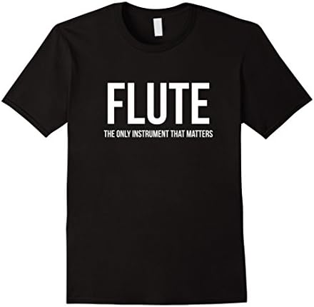 Men's The Only Instrument That Matters Flute Shirt XL Black