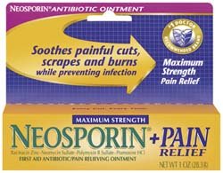 Johnson & Johnson 23708 1oz Pain Relief Protct Neosporin Max Strength +
