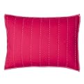 Home Brights Stripe Quilted Sham - Pink (Standard)