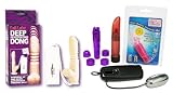 Latex Deep Penetrating Dong Bundle - Adult Toy Sex Kit