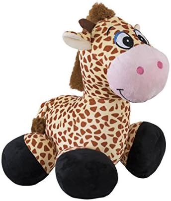 Inflatable 26 Inches Large Sized Plush Adorable Giraffe Animal Toy, Cute, Cuddly, Smooth, Adorable, Soft, Huggable. [Machine Washable] [Perfect Gift Idea] Over 2 Feet Tall.