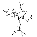 Small Twig Earring Tree Jewelry Rack Bronze