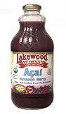Lakewood Organic Acai Amazon Berry - Package contains SIX 32oz. Bottles