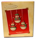 Hallmark Ornament Snow Belles Porcelain Bells 1992 QX8446