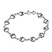 Sterling Silver Claddagh Link Bracelet
