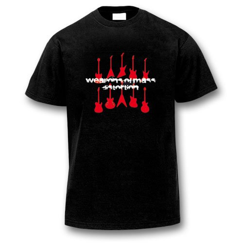 Weapons of Mass Distortion T Shirt, Größe XXL, schwarz Nerd