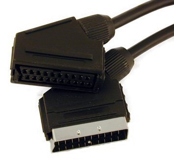 SCART PLUG TO SOCKET EXTENSION CABLE 1.5M