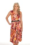 Womens Animal Splash Print Wrap Cascade Dress