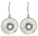 Sterling Silver Bali Round Mother-of-Pearl Drop