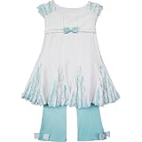 Isobella & Chloe Minnie 2pc SleevelessTop and Pants Set. Turquoise.