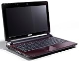 Acer Aspire One D250 25,7 cm (10,1 Zoll) Netbook (Intel Atom N270 1.6GHz, 1GB RAM, 250GB HDD, Intel GMA 950, Win 7 Starter) rot