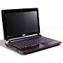 Acer Aspire One D250 25,7 cm (10,1 Zoll) Netbook (Intel Atom N270 1.6GHz, 1GB RAM, 250GB HDD, Intel GMA 950, Bluetooth, Win 7 Starter) rot