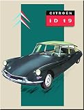 French Advertising Sign Citroen iD 19 Classic Car
