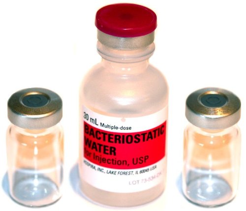 30ml Bacteriostatic Water, w/10ml Factory Sealed Sterile Vials 30ml Bacteriostatic Water, w/10ml Factory Sealed Sterile Vials