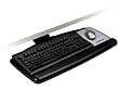 3M Easy Adjust Keyboard Tray with Standard Platform,  17 3/4 Inch Track, Antimicrobial Gel Wrist Rest