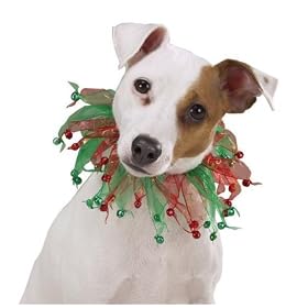Dog Collar - Razzle Dazzle Christmas Dog Scrunchy - Large by