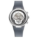 Philip Stein Large Chronograph Steel Watch 32-AGR-RBGR