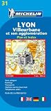 Lyon, Villeurbanne et son agglomération : Plan et index, 1/10 000