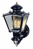 Heath SL-4150-BK-B Zenith Motion-Activated Four-Sided Coach Light, Black Brass
