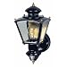 Heath SL-4150-BK-B Zenith Motion-Activated Four-Sided Coach Light, Black Brass