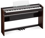 CASIO PX-700 DIGITAL PIANO - 88 Note Scaled Hammer Action Piano Keys with 3-Level Touch Response in Compact Cabinet-Style Design