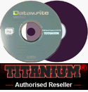 25  Pack Datawrite Titanium  Dual Layer  Dvd+R Blank Discs