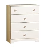 South Shore Pixie 4 Drawer Chest in Pure White