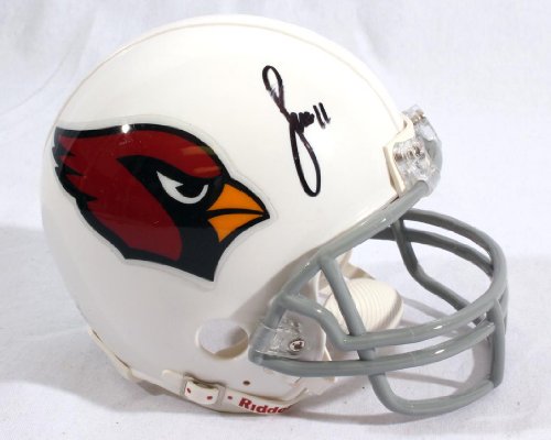 Signed Larry Fitzgerald Mini Helmet - GAI - Autographed NFL Mini Helmets