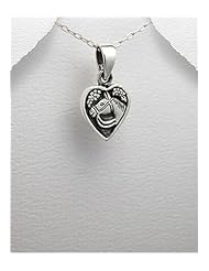 Horse Pendant Necklace In 92.5 Sterling Silver